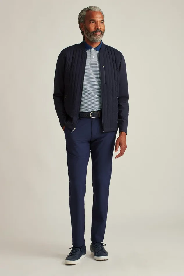 Men Golf Outerwear and Layering Bonobos The Elements Jacket Navy Vertical Stripe Men Golf Outerwear and Layering Bonobos The Elements Jacket Navy Vertical Stripe