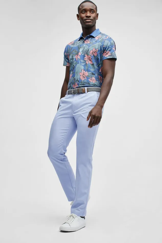 Men Golf Pants Bonobos Highland Golf Pants Lavender Sky Blue