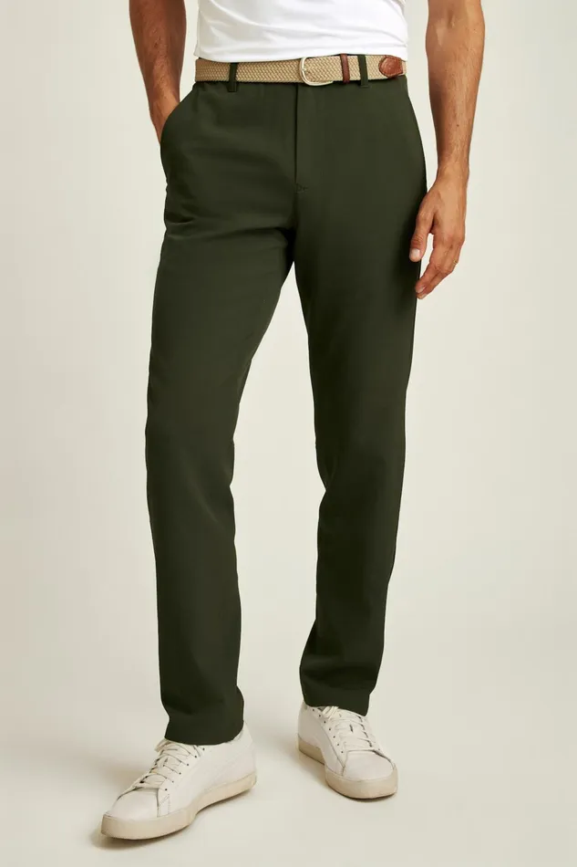 Men Golf Pants Bonobos Highland Tour Golf Pants Artichoke