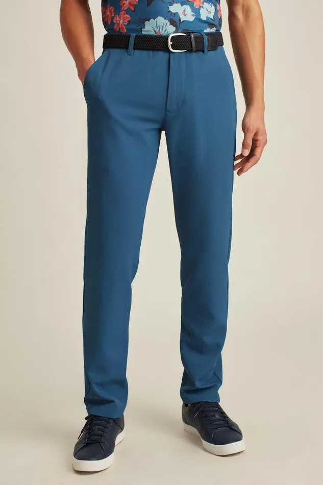 Men Golf Pants Bonobos Highland Tour Golf Pants Blue Lava