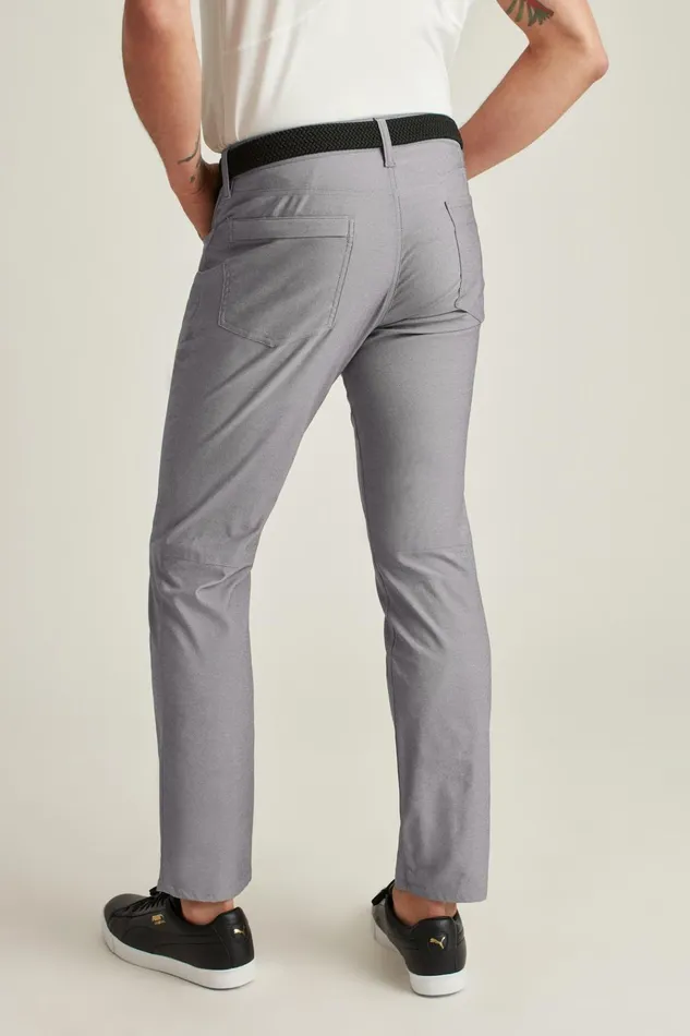 Men Golf Pants Bonobos Lightweight 5Pocket Golf Pant Heather Charcoal