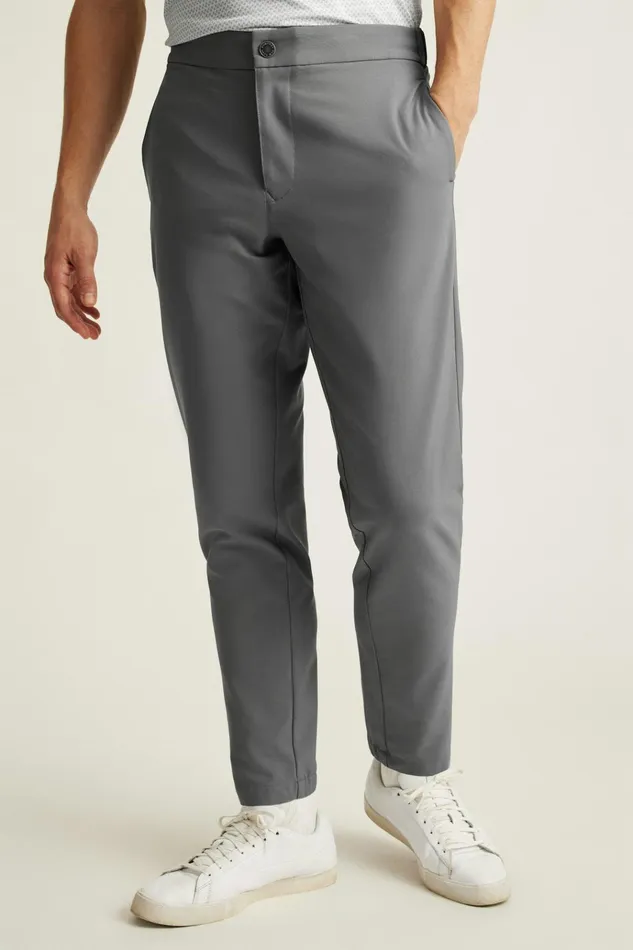 Men Golf Pants Bonobos Performance Link Golf Jogger Ash Grey