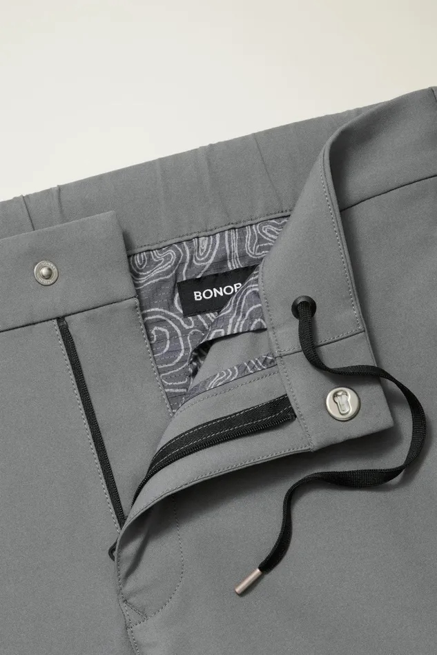 Men Golf Pants Bonobos Performance Link Golf Jogger Ash Grey
