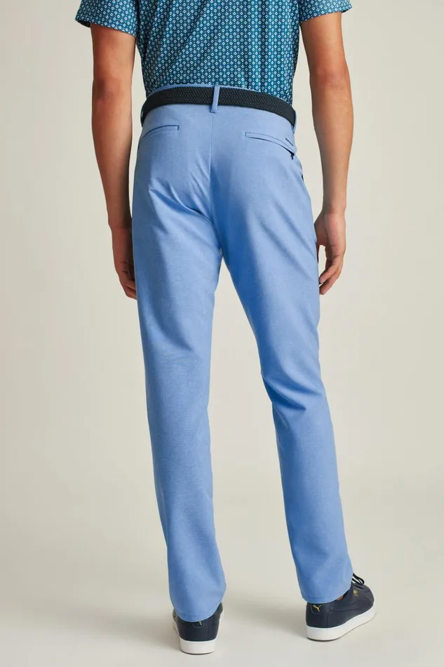 Men Golf Pants Bonobos Performance Link Pants Heather Azure Blue