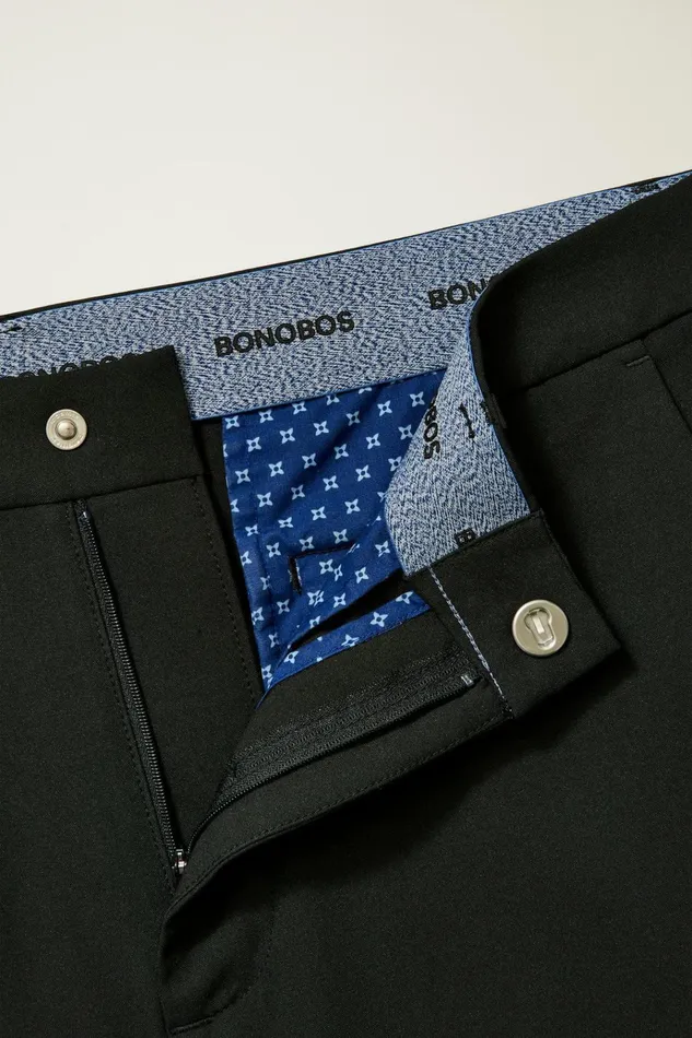 Men Golf Pants Bonobos Performance Link Pants Jet Black