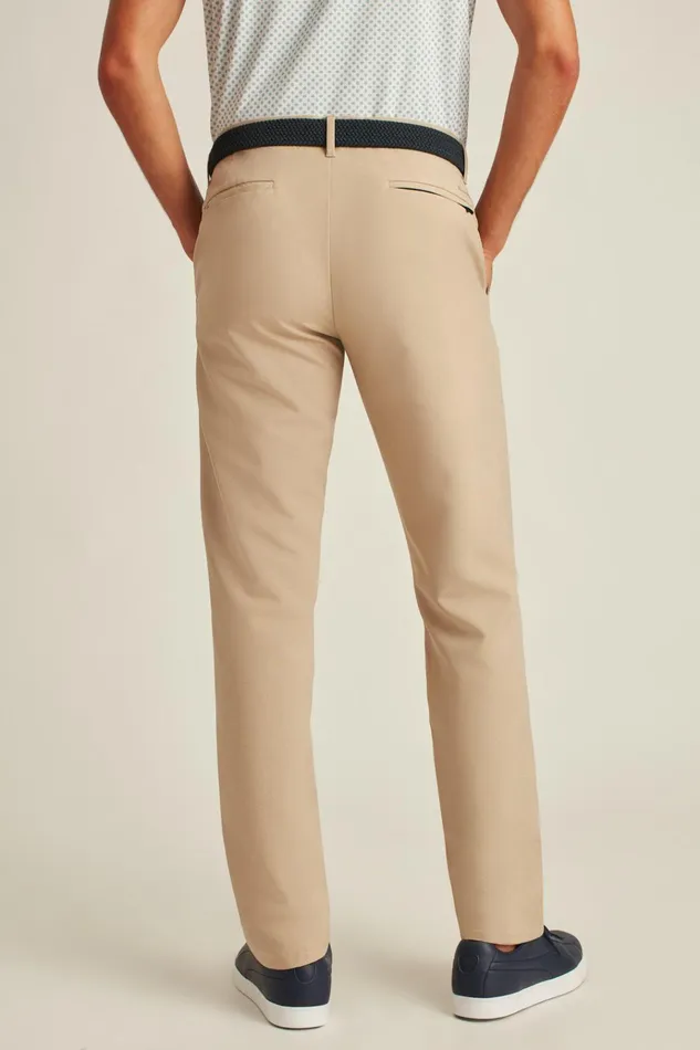 Men Golf Pants Bonobos Performance Link Pants Khaki Heather