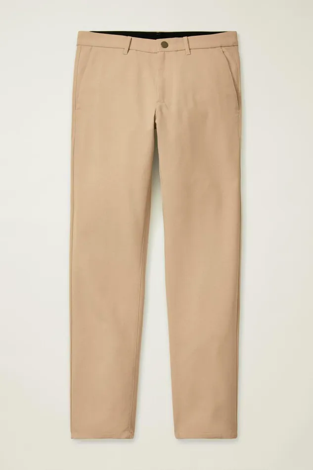 Men Golf Pants Bonobos Performance Link Pants Khaki Heather