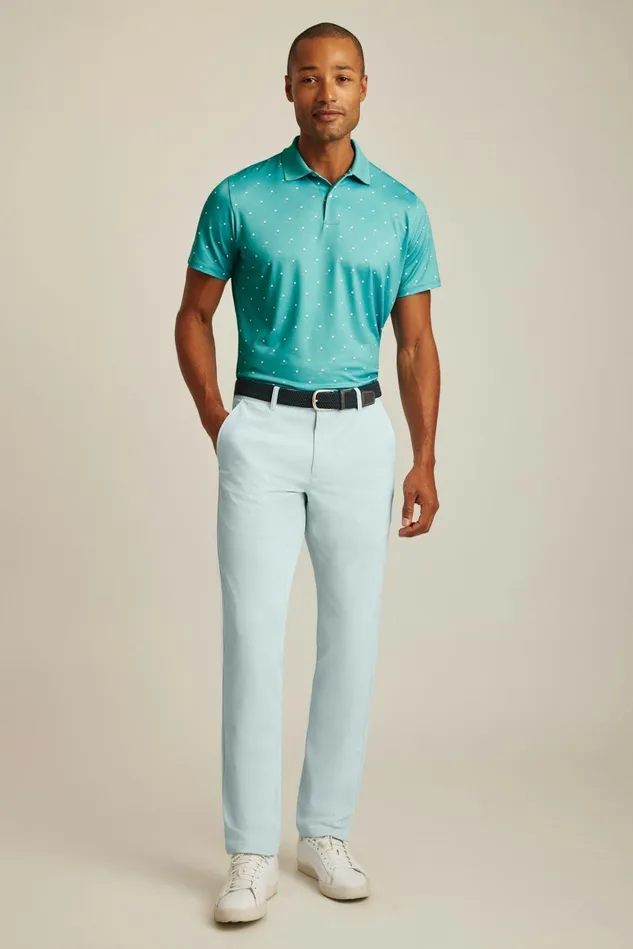 Men Golf Polos and Tops Bonobos Limited Edition Performance Golf Polo Aqua Blue Aces Men Golf Polos and Tops Bonobos Limited Edition Performance Golf Polo Aqua Blue Aces