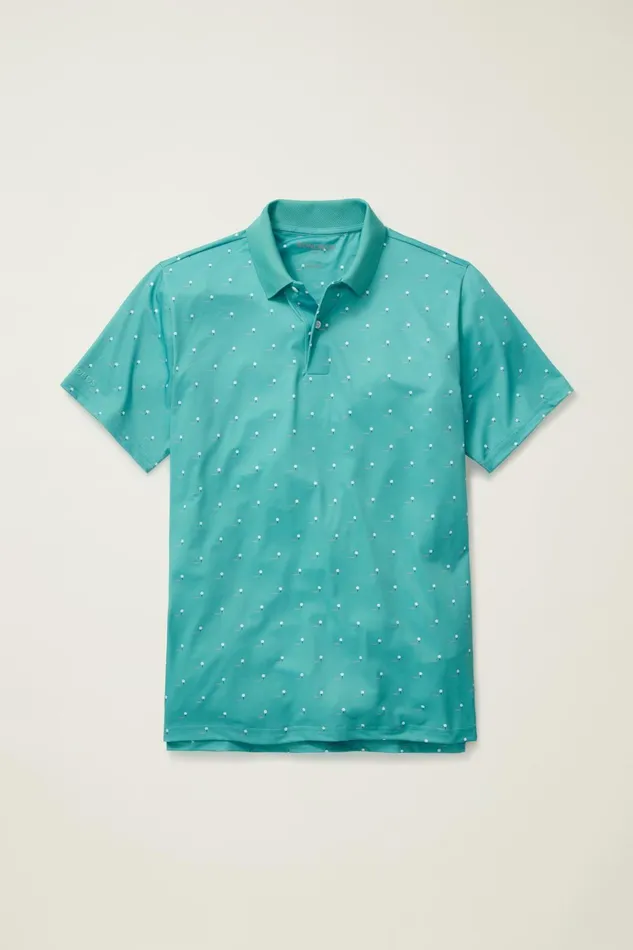 Men Golf Polos and Tops Bonobos Limited Edition Performance Golf Polo Aqua Blue Aces