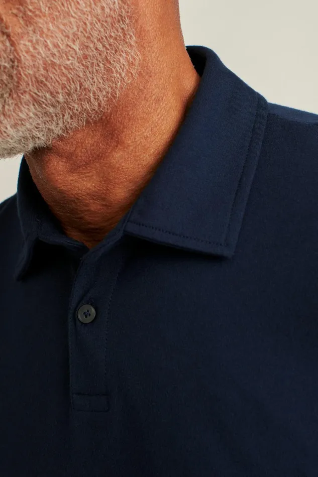 Men Golf Polos and Tops Bonobos Pima Performance Polo Navy