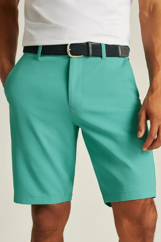 Men Golf Shorts Bonobos Highland Tour Golf Shorts Teal Bay