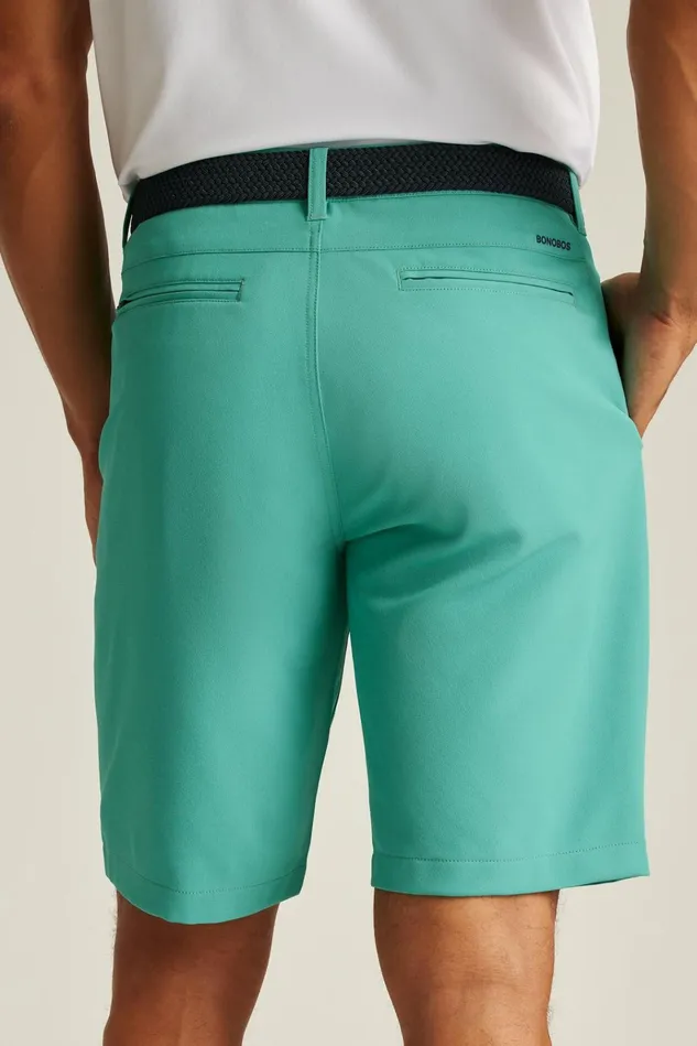 Men Golf Shorts Bonobos Highland Tour Golf Shorts Teal Bay