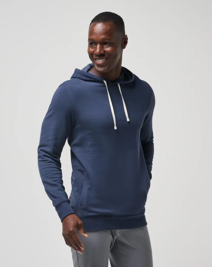 Men Hoodies and Sweatshirts TravisMathew CLOUD HOODIE Mood Indigo