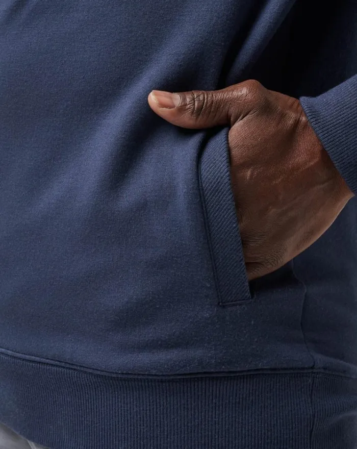 Men Hoodies and Sweatshirts TravisMathew CLOUD HOODIE Mood Indigo