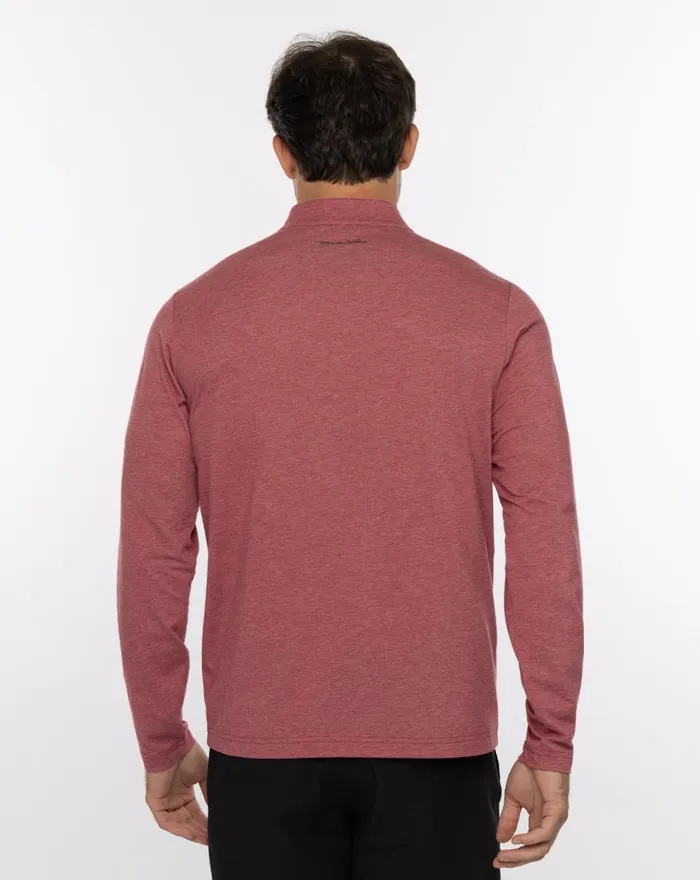Men Hoodies and Sweatshirts TravisMathew SUNSET SERENADE QUARTER ZIP Heather Earth Red Men Hoodies and Sweatshirts TravisMathew SUNSET SERENADE QUARTER ZIP Heather Earth Red