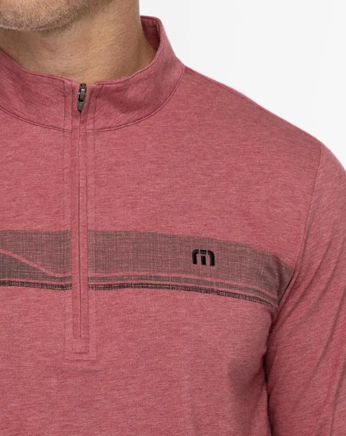 Men Hoodies and Sweatshirts TravisMathew SUNSET SERENADE QUARTER ZIP Heather Earth Red Men Hoodies and Sweatshirts TravisMathew SUNSET SERENADE QUARTER ZIP Heather Earth Red