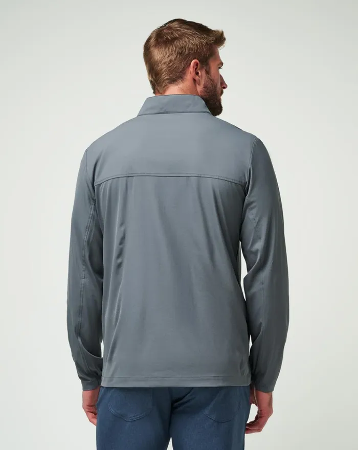 Men Hoodies and Sweatshirts TravisMathew WANDERLUST QUARTER ZIP Quiet Shade