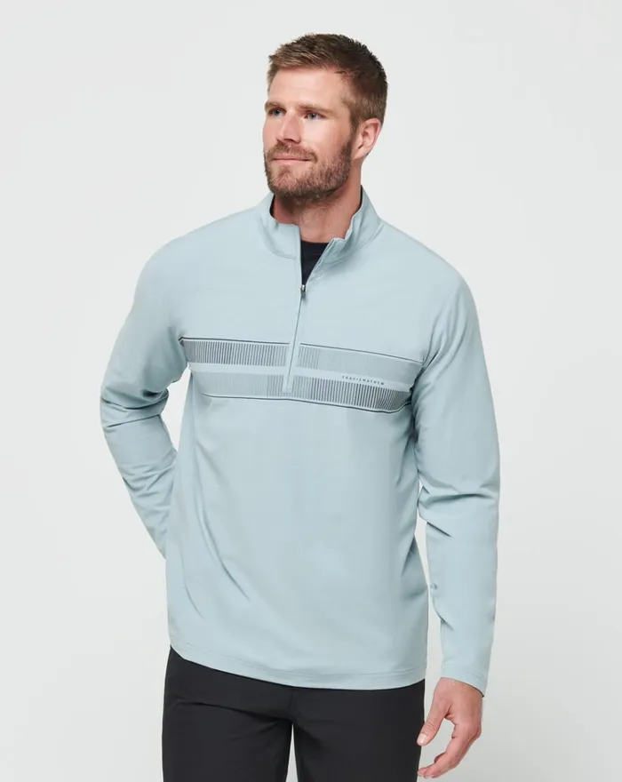 Men Hoodies and Sweatshirts TravisMathew WIND WATER QUARTER ZIP Arona