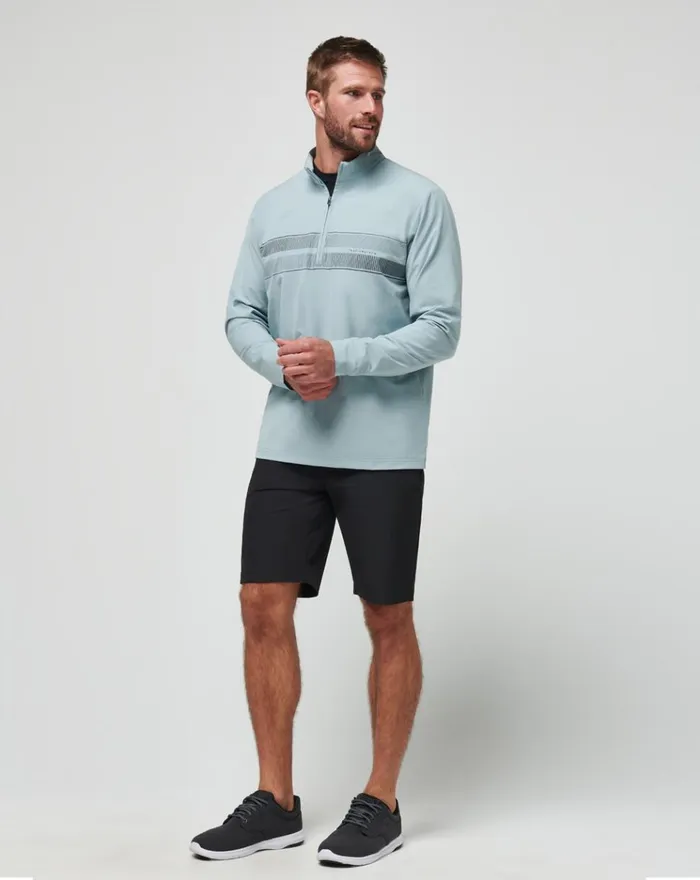 Men Hoodies and Sweatshirts TravisMathew WIND WATER QUARTER ZIP Arona
