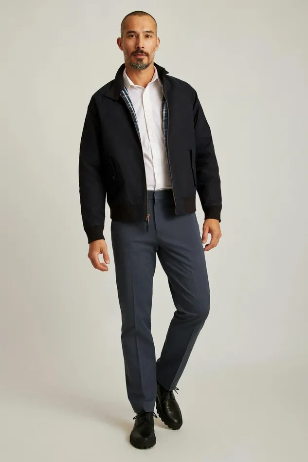 Men Jackets and Coats Bonobos The Harrington Jacket Jet Black