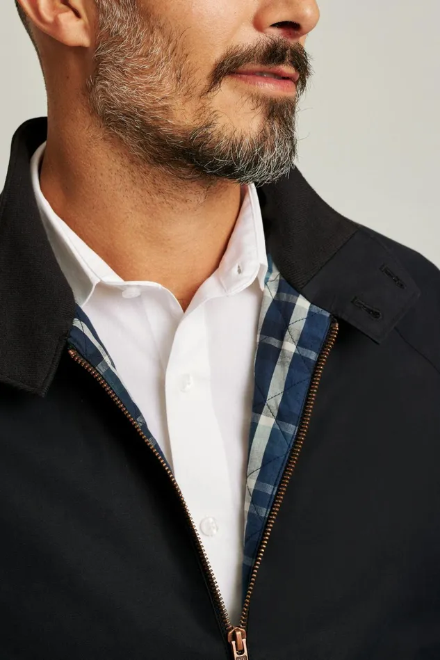 Men Jackets and Coats Bonobos The Harrington Jacket Jet Black