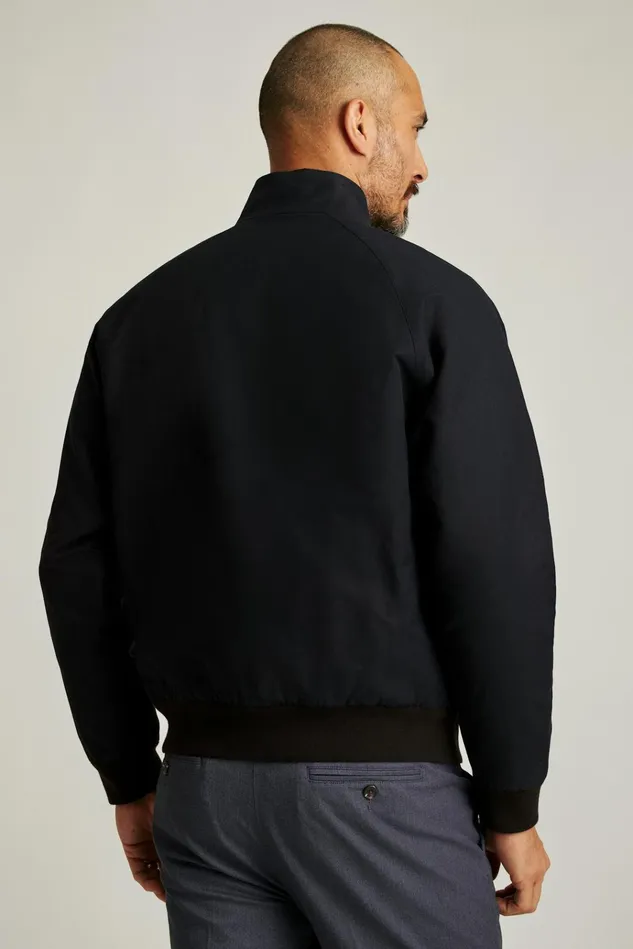 Men Jackets and Coats Bonobos The Harrington Jacket Jet Black