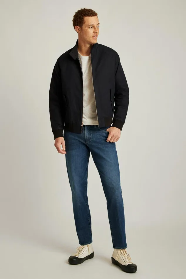 Men Jackets and Coats Bonobos The Harrington Jacket Jet Black