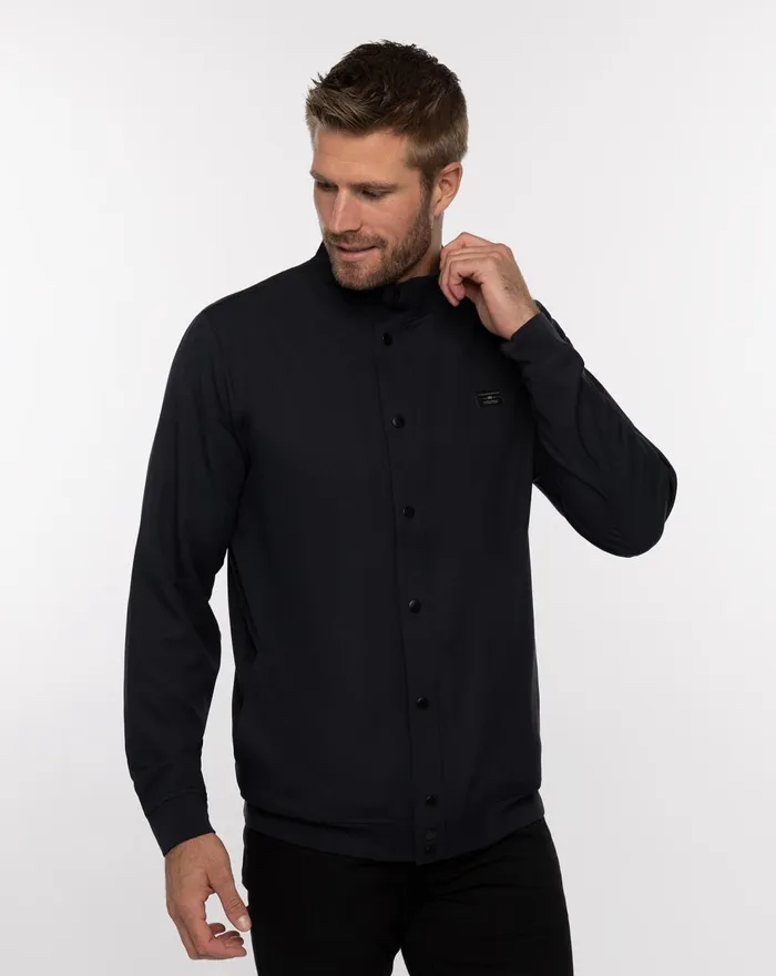 Men Jackets TravisMathew COYOTE COOL SHACKET Black