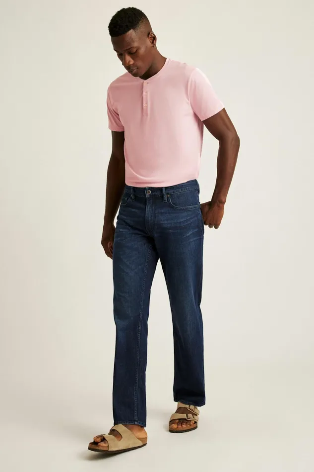 Men Jeans Bonobos Stretch Lightweight Jeans Dark Wash