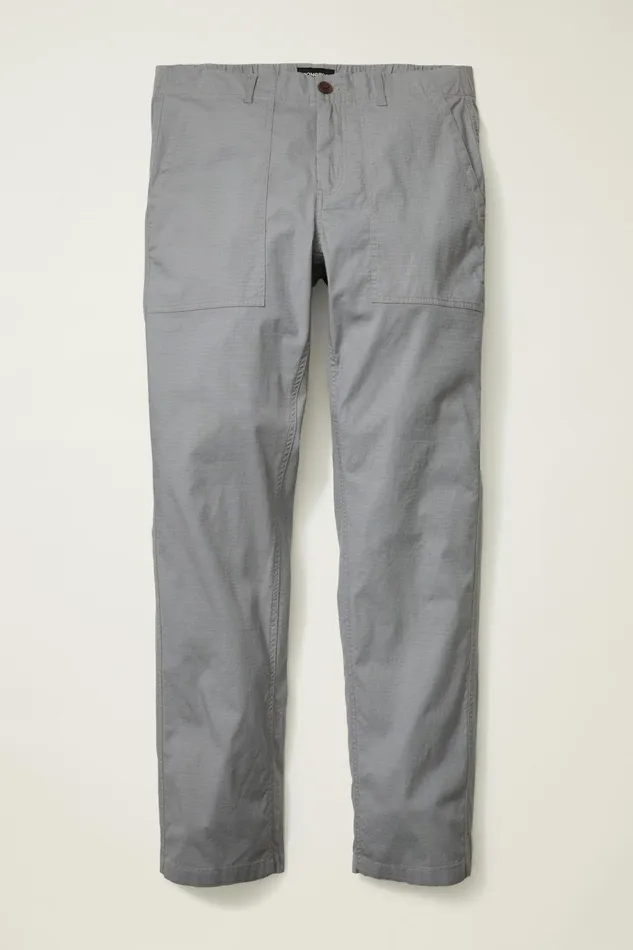 Men Joggers and Athleisure Bonobos Ripstop Fatigue Pants Grey