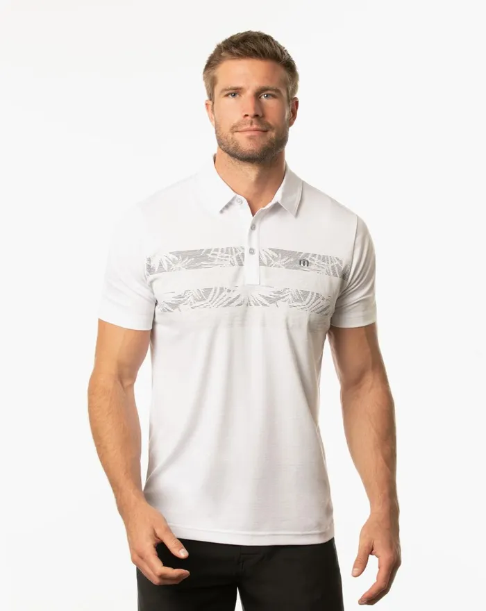 Men Polos TravisMathew ACTIVATE POLO White