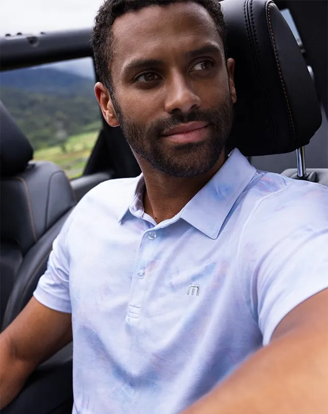 Men Polos TravisMathew ALL TIED UP POLO White