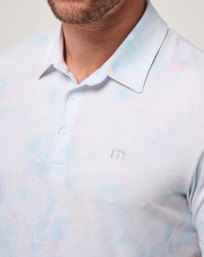 Men Polos TravisMathew ALL TIED UP POLO White