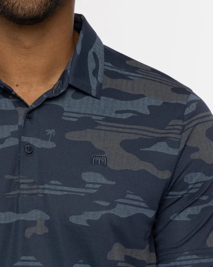 Men Polos TravisMathew BEACHSIDE STEALTH POLO Blue Nights