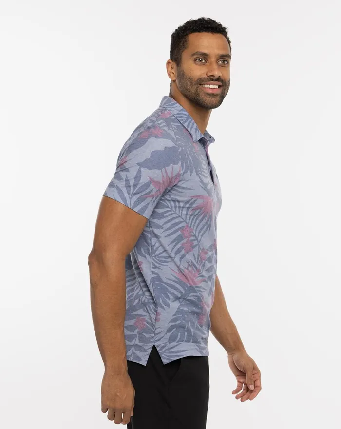 Men Polos TravisMathew BREAK THE BANK POLO Heather Sargasso Sea