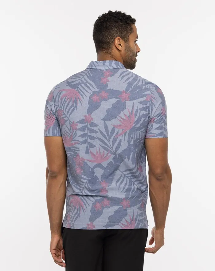 Men Polos TravisMathew BREAK THE BANK POLO Heather Sargasso Sea