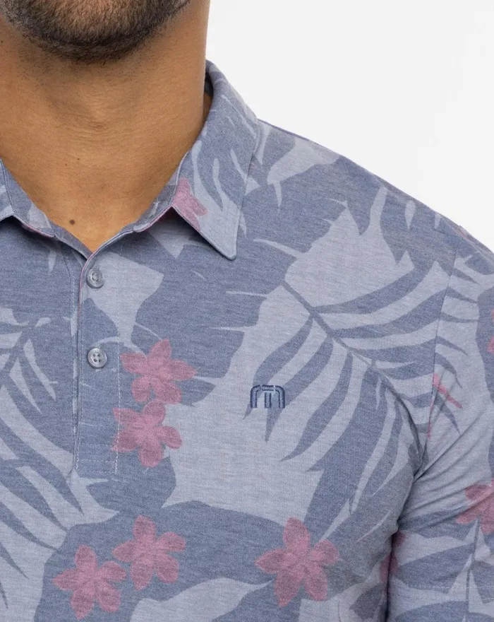 Men Polos TravisMathew BREAK THE BANK POLO Heather Sargasso Sea
