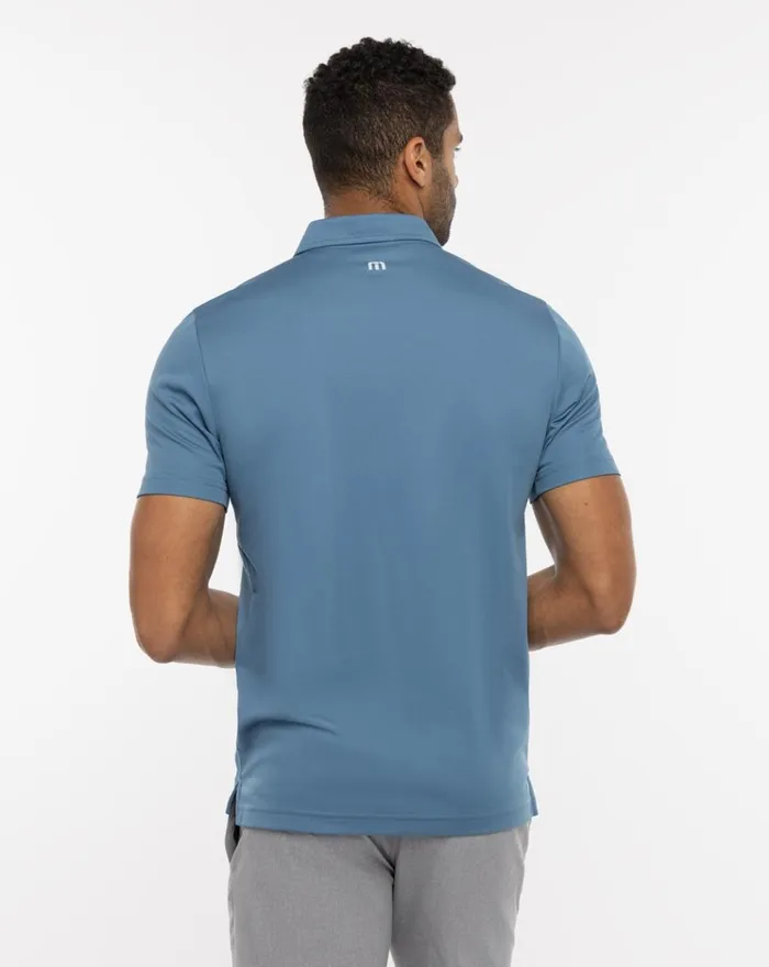 Men Polos TravisMathew BRIGHT SUN POLO Stellar Blue