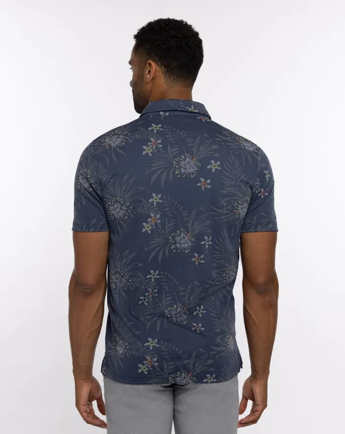 Men Polos TravisMathew CALMER WATERS POLO Dress Blues