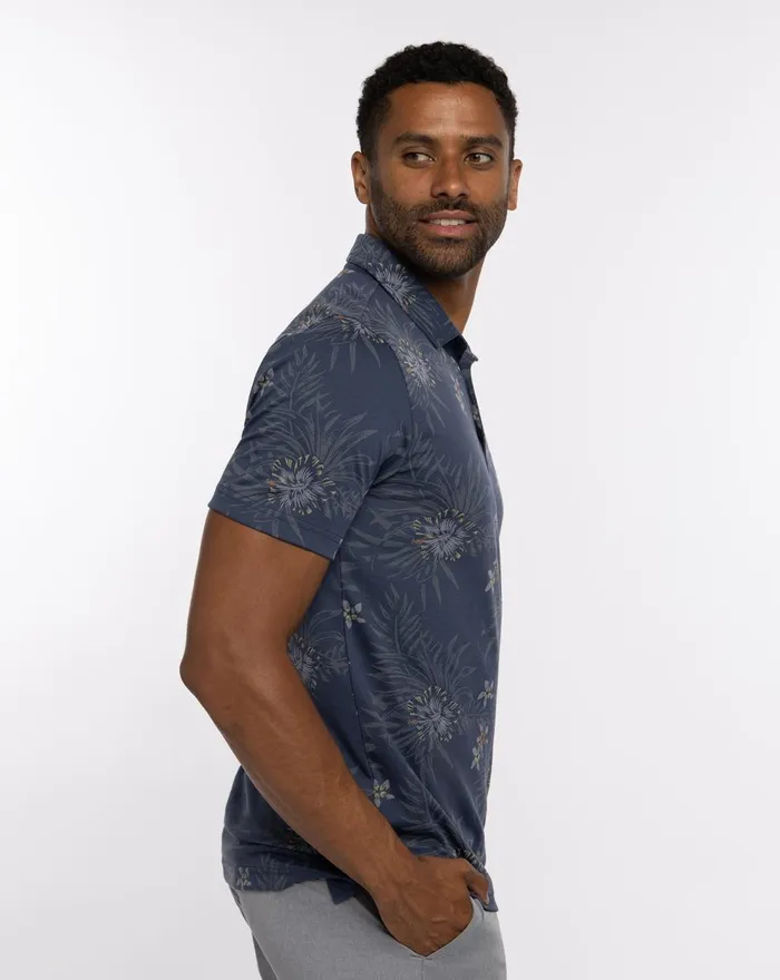 Men Polos TravisMathew CALMER WATERS POLO Dress Blues