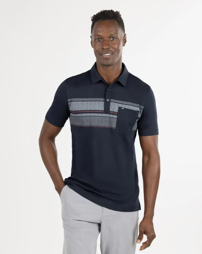 Men Polos TravisMathew CAPE YORK POLO Black