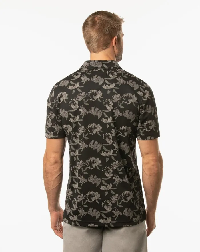 Men Polos TravisMathew HOWLING POLO Black