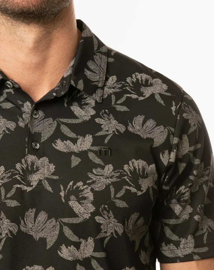 Men Polos TravisMathew HOWLING POLO Black