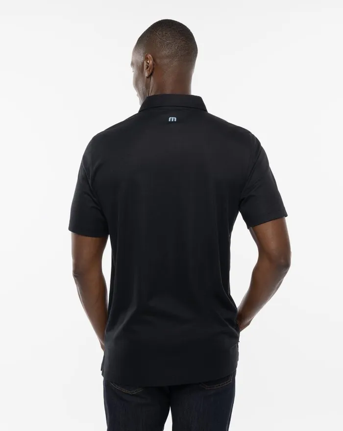 Men Polos TravisMathew ISLAND HISTORY POLO Black