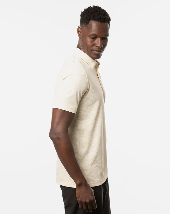 Men Polos TravisMathew ON PORPOISE POLO Heather Pale Sunset