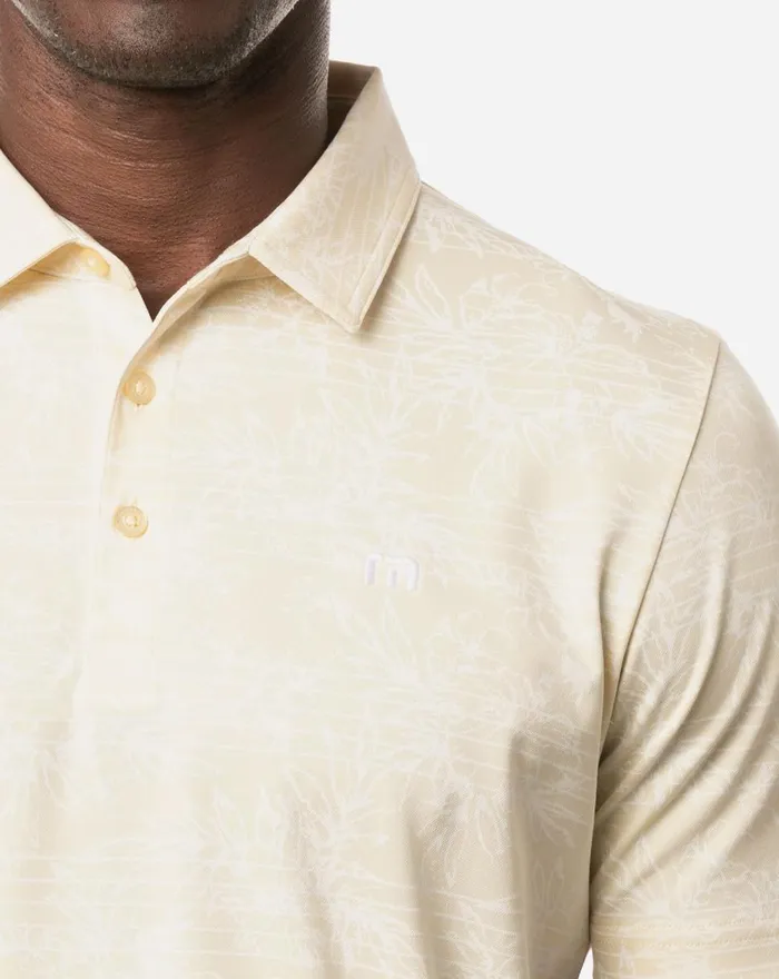 Men Polos TravisMathew ON PORPOISE POLO Heather Pale Sunset