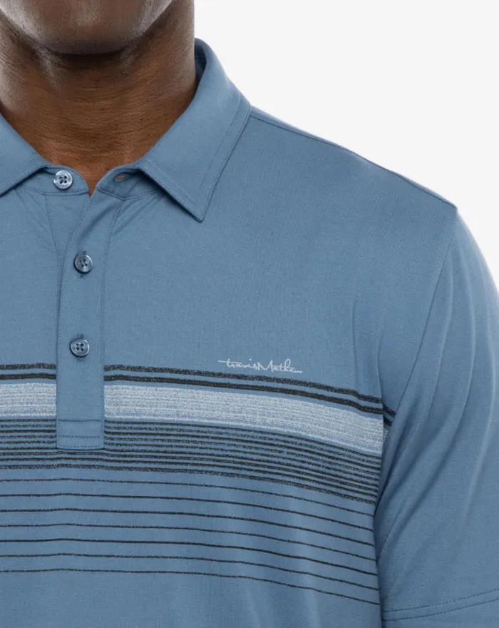 Men Polos TravisMathew PRIVATE VILLA POLO Stellar Blue