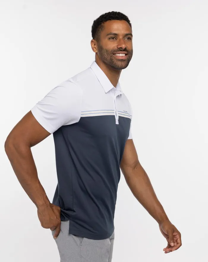 Men Polos TravisMathew REAL STUFF POLO White
