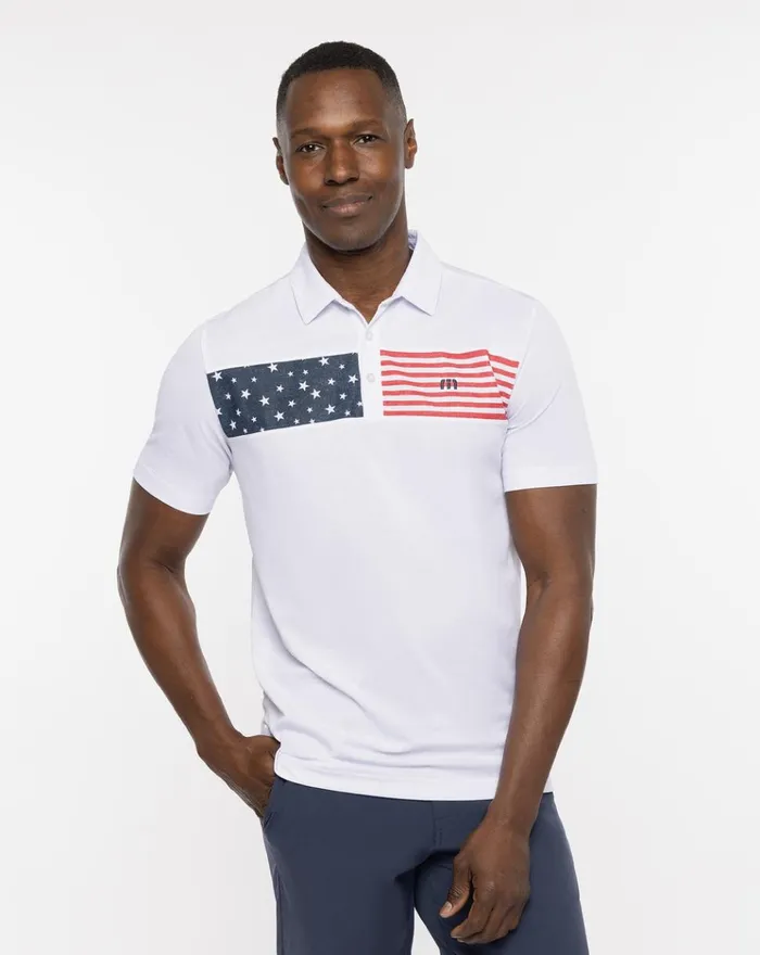 Men Polos TravisMathew SEA TO SEA 20 POLO White