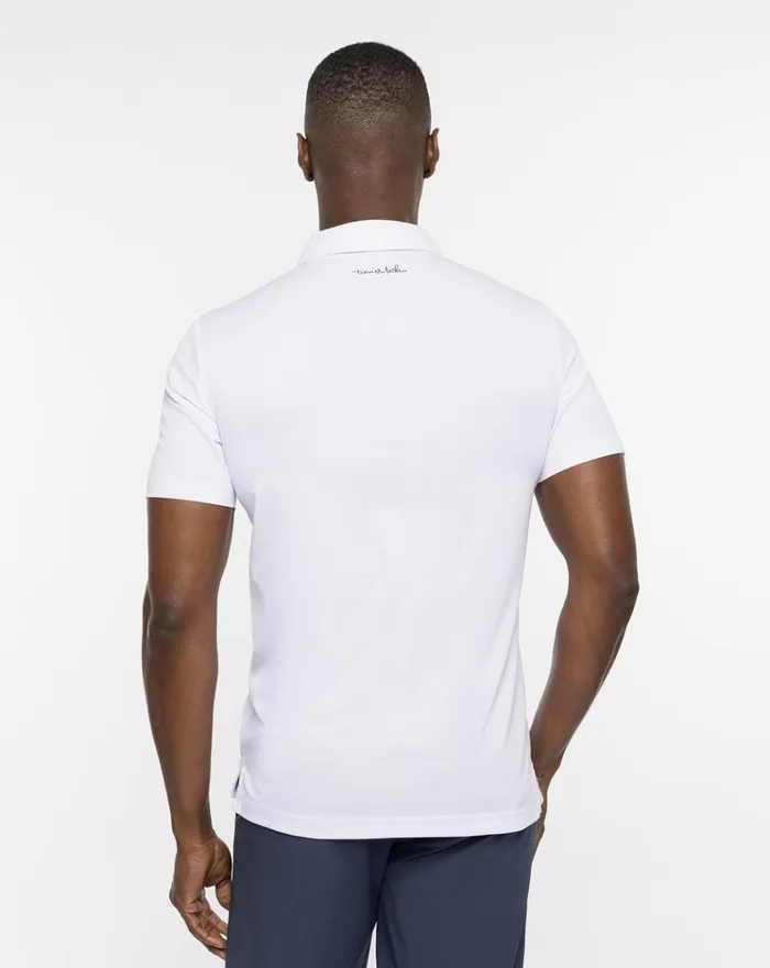 Men Polos TravisMathew SEA TO SEA 20 POLO White